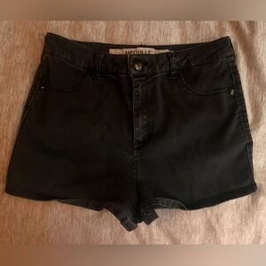 Vintage Brandy Melville Black Denim Shorts